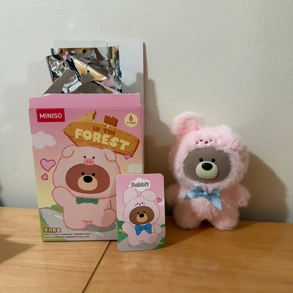 Miniso Gift Bear and Friends In The Forest - Rabbit - Picture 1 of 7